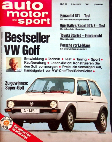 Deckblatt Auto Motor und Sport (12/1978)